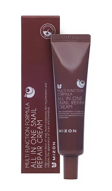 Мизон Крем с муцином улитки для лица All In One, 35 мл (Mizon, Snail Repair) фото 0