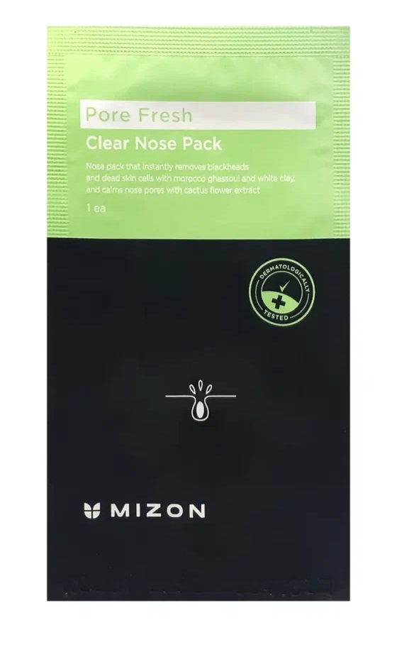 Mizon Очищающие патчи для носа, 1 шт (Mizon, Pore Fresh) очищающие патчи для носа mizon pore fresh clear nose pack