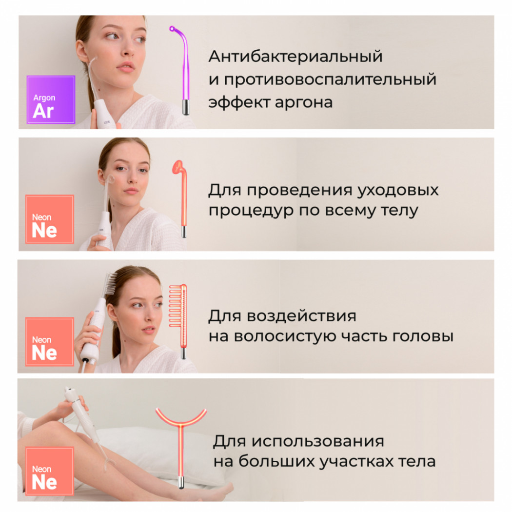 Гесс Дарсонваль медицинский Super Nova (Gess, Дарсонваль) фото 11