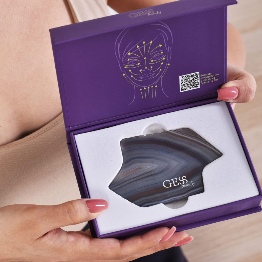 Гесс Скребок гуаша Liyan, 1 шт (Gess, Процедуры для лица) фото 9