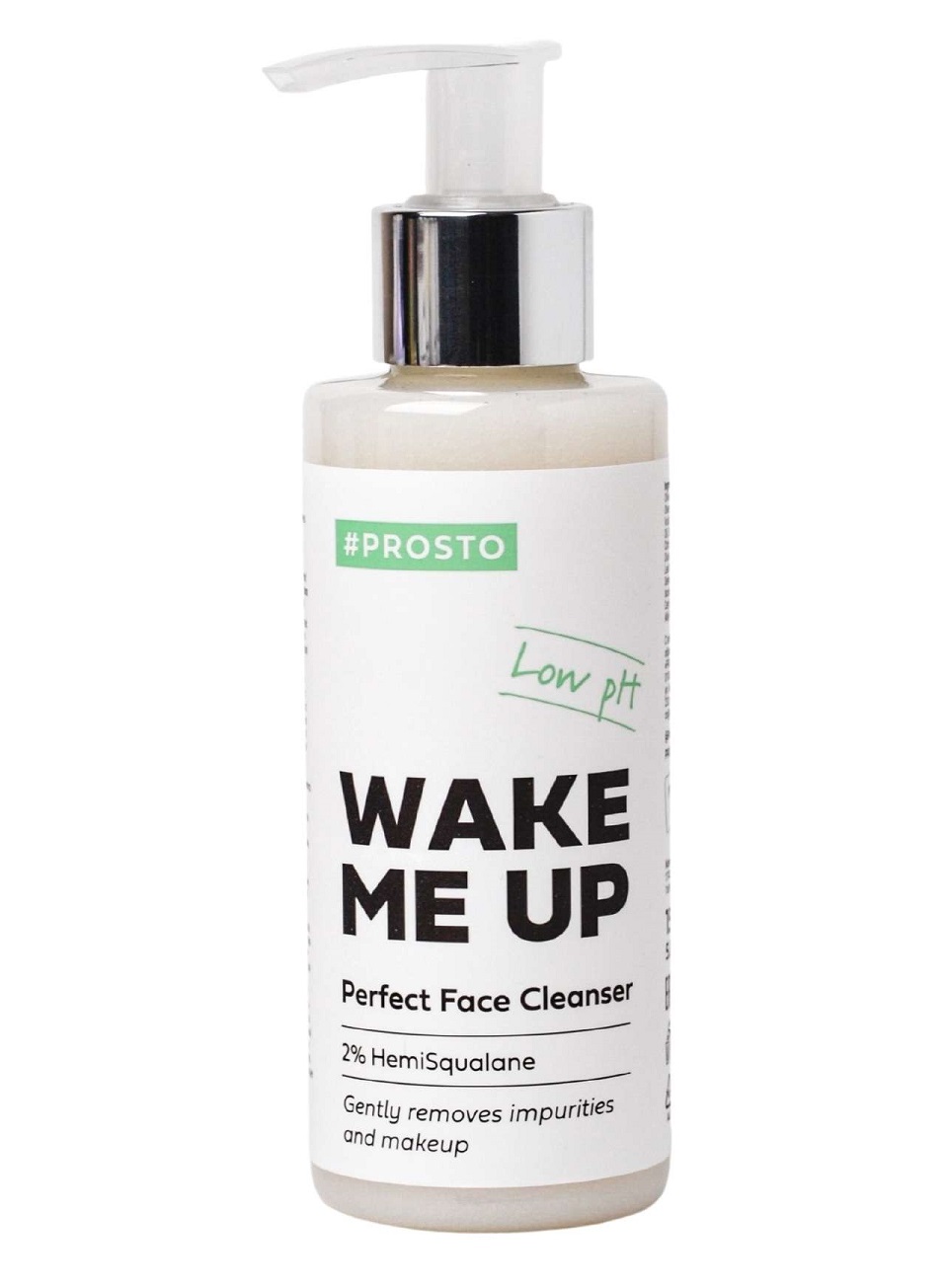 Просто Косметикс Гель для умывания с гемискваланом Wake Me Up, 150 мл (Prosto  Cosmetics, Face & Body) фото 0