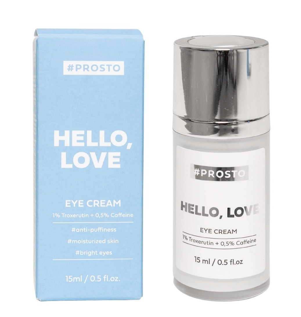 Prosto  Cosmetics Крем для кожи вокруг глаз Hello Love, 15 мл. фото