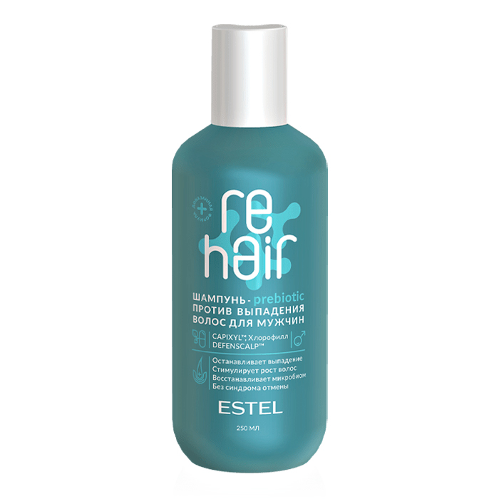 Estel Шампунь-prebiotic против выпадения волос для мужчин, 250 мл (Estel, reHair) estel тоник прямого действия 3в1 против выпадения волос 100 мл estel rehair