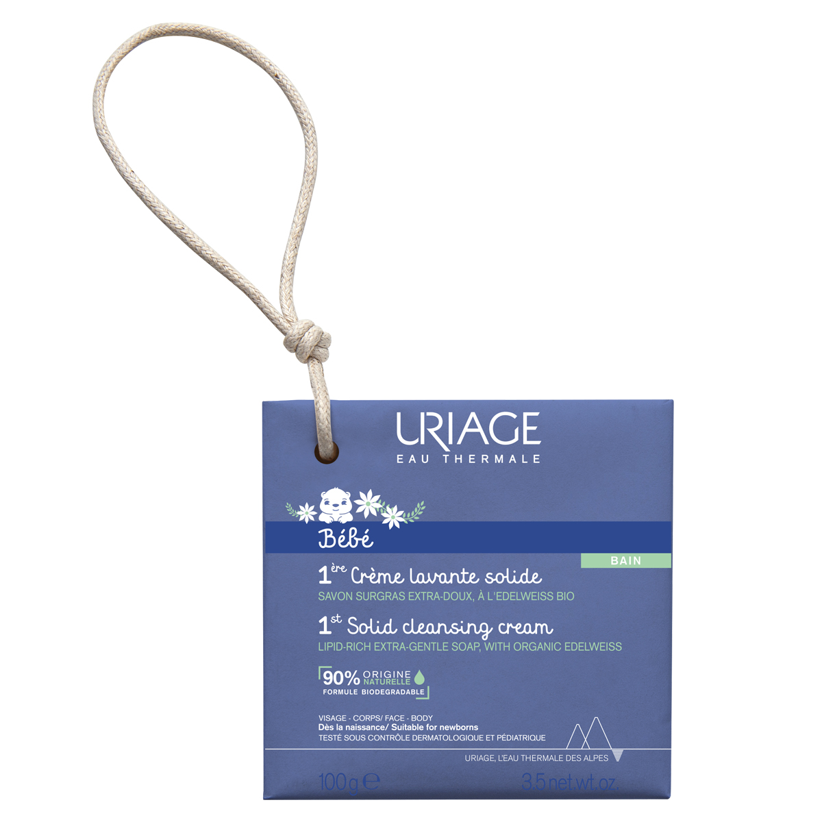 Uriage Первое очищающее крем-мыло, 100 г (Uriage, Детская гамма)
