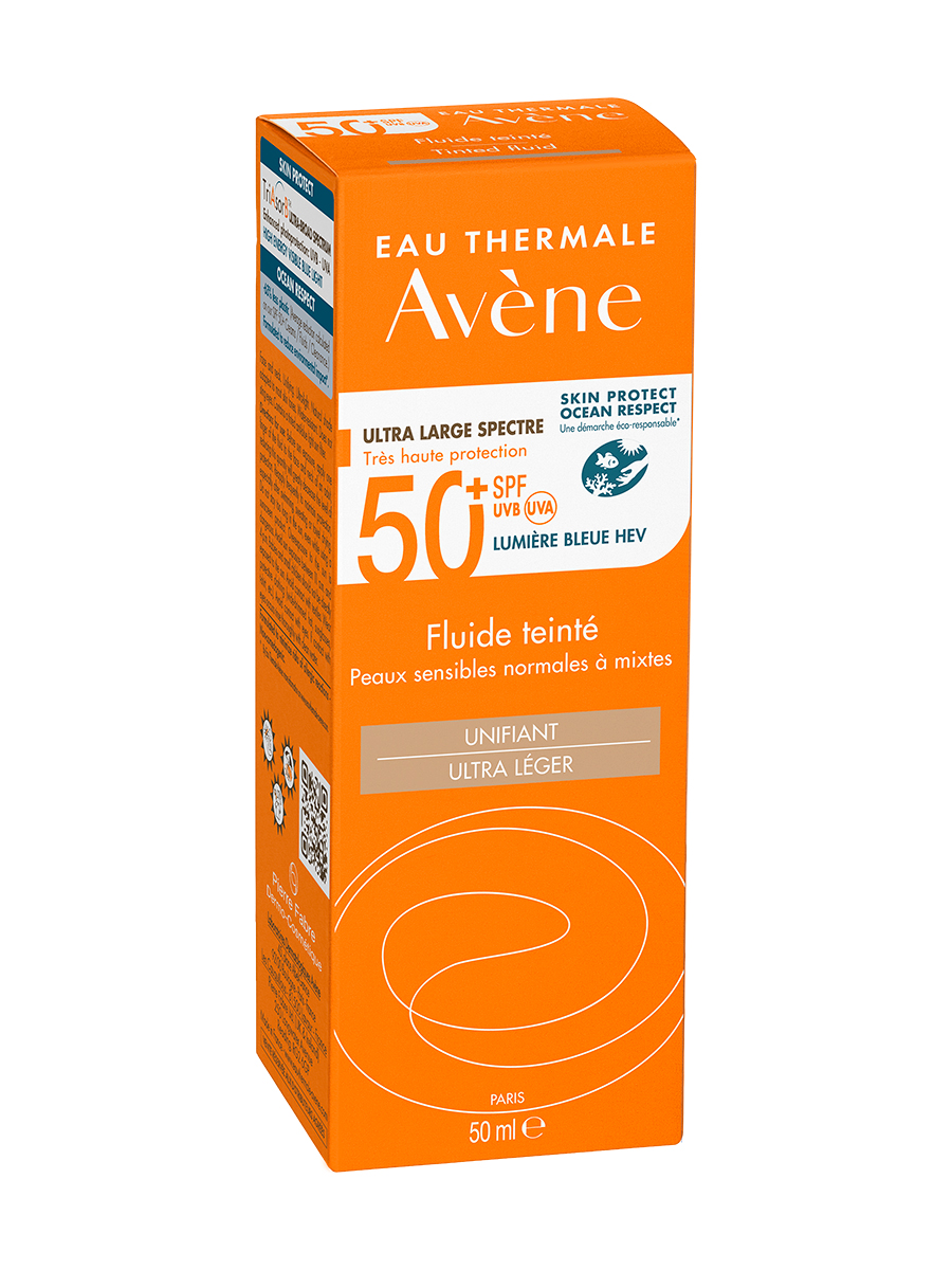 Авен Солнцезащитный тонирующий флюид SPF 50+, 50 мл (Avene, Suncare) фото 5