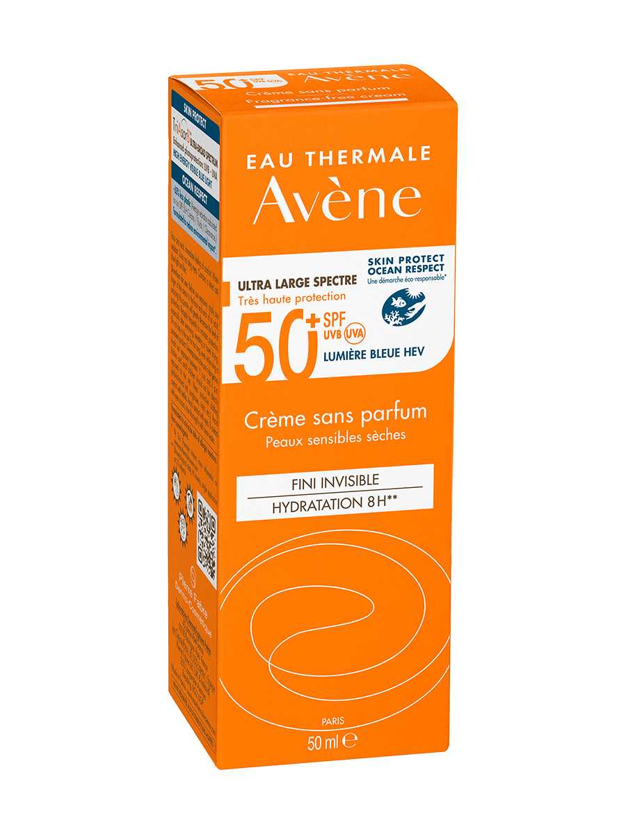 Авен Солнцезащитный крем SPF 50+ без отдушек, 50 мл (Avene, Suncare) фото 4