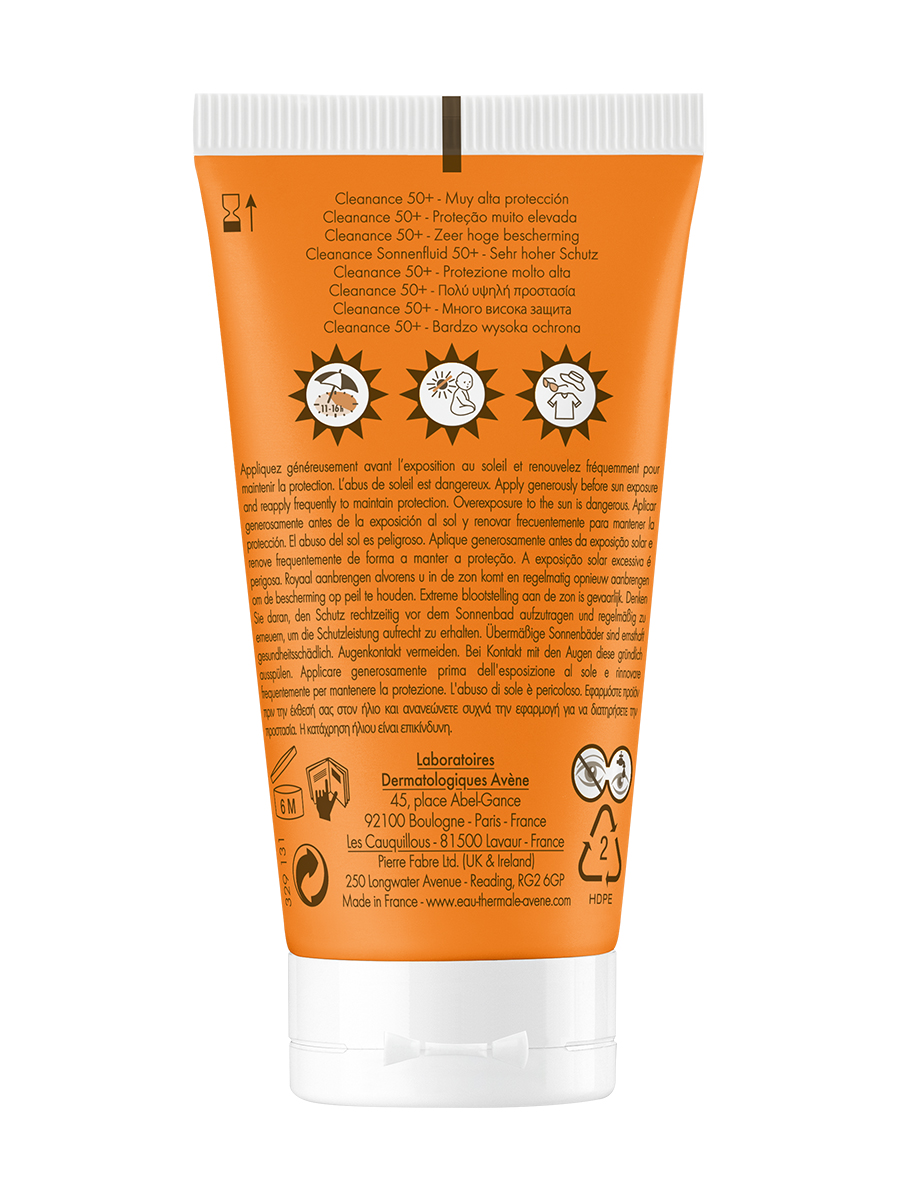 Авен Флюид солнцезащитный для проблемной кожи SPF 50+, 50 мл (Avene, Cleanance) фото 3