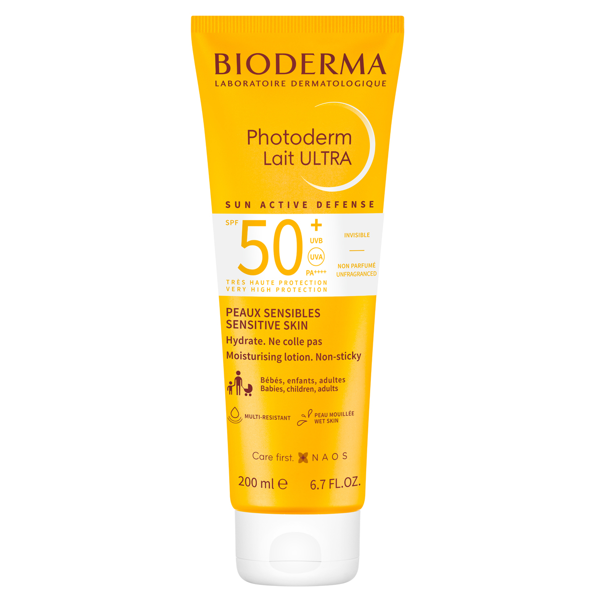 Bioderma Солнцезащитное молочко Ультра SPF50+, 200 мл (Bioderma, Photoderm) bioderma lait ultra солнцезащитное молочко spf50 200 мл 1 шт