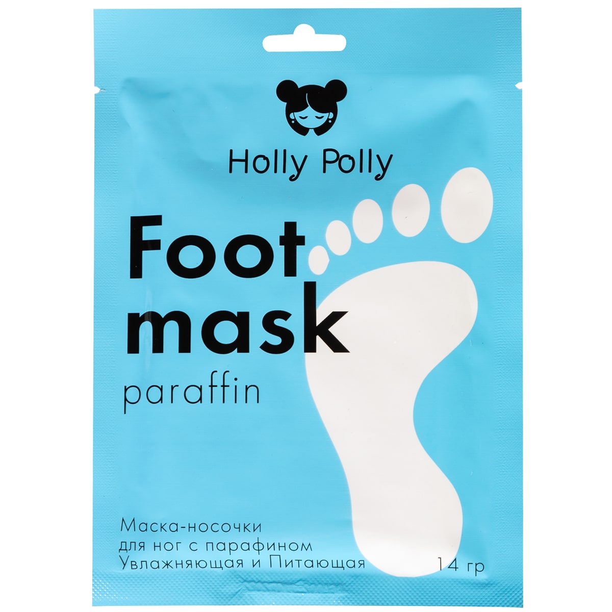 Holly Polly Увлажняющая и питающая маска-носочки c парафином, 14 г (Holly Polly, Foot & Hands)