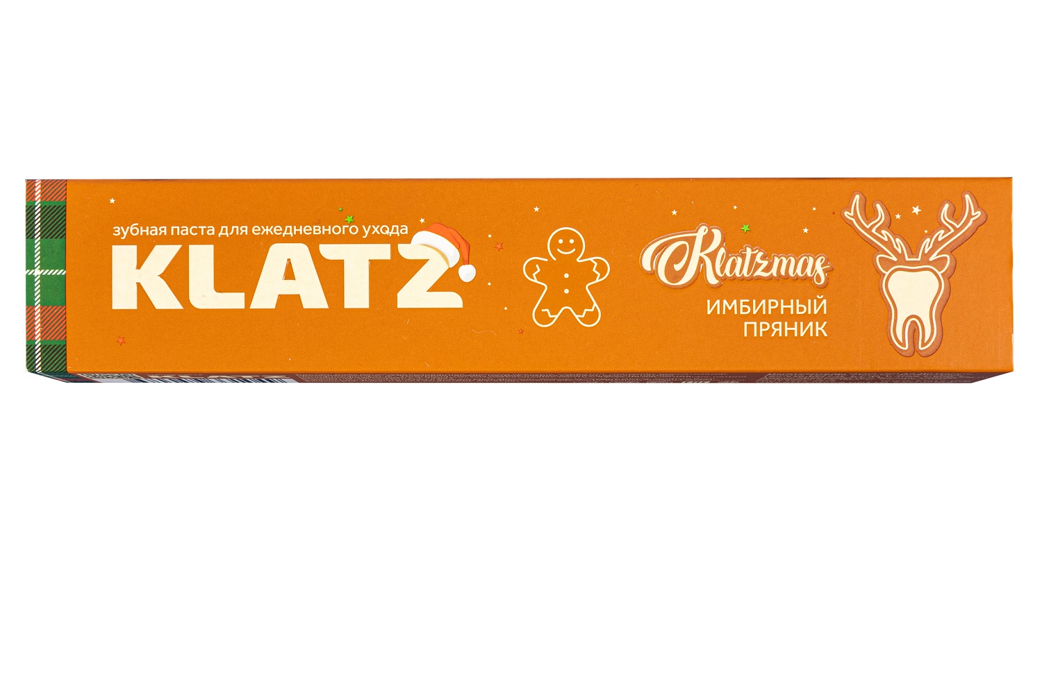 Клатц Зубная паста «Имбирный пряник», 75 мл (Klatz, Рождественская серия) Клатц Зубная паста «Имбирный пряник», 75 мл (Klatz, Рождественская серия) фото 3
