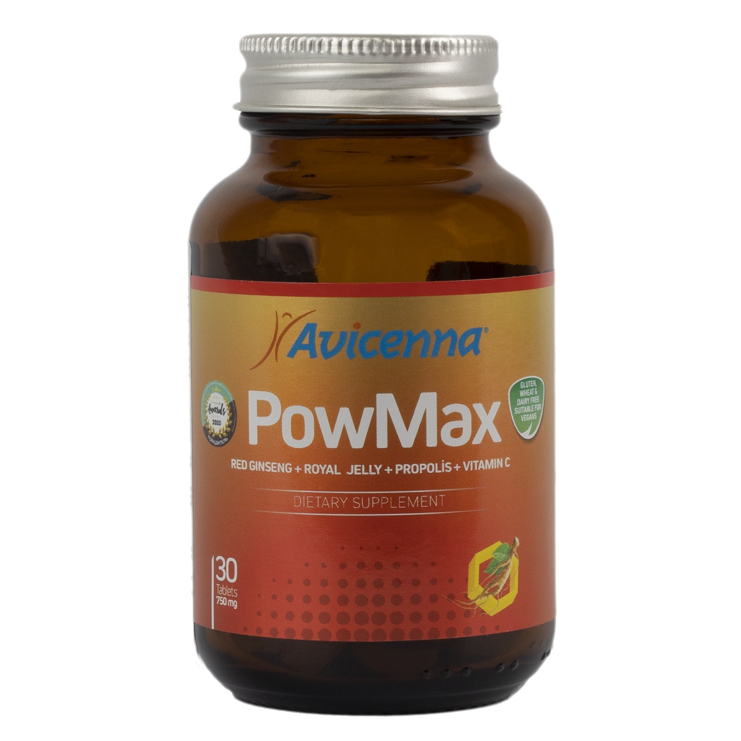 Avicenna Комплекс PowMax, 30 таблеток (Avicenna, Витамины и минералы) avicenna комплекс витаминов для глаз omnites 30 капсул avicenna витамины и минералы