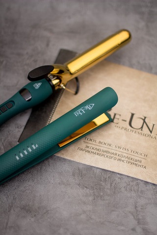 Би-Юни Утюжок для выпрямления волос с золотым зеркальным титановым покрытием (Be-Uni, Titan Gold Collection) фото 3