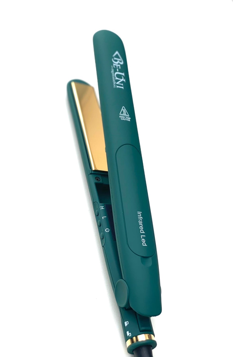 Би-Юни Утюжок для выпрямления волос Gold Titan Pro с золотым зеркальным титановым покрытием (Be-Uni, Titan Gold Collection) фото 2