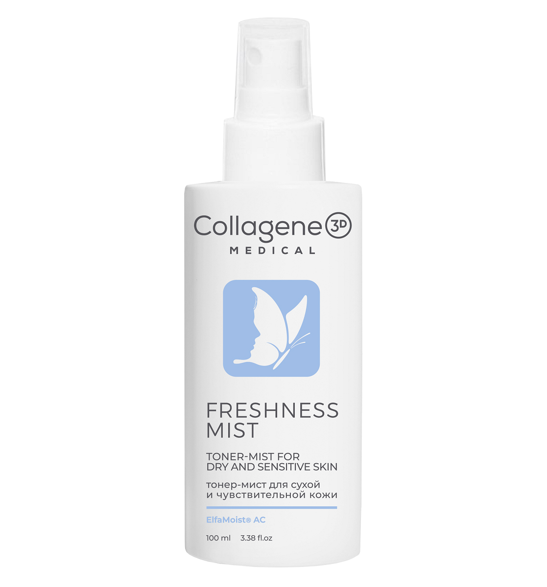 Медикал Коллаген 3Д Тонер-мист для сухой и чувствительной кожи Freshness Mist, 100 мл (Medical Collagene 3D, Smart Cleaner) фото 0