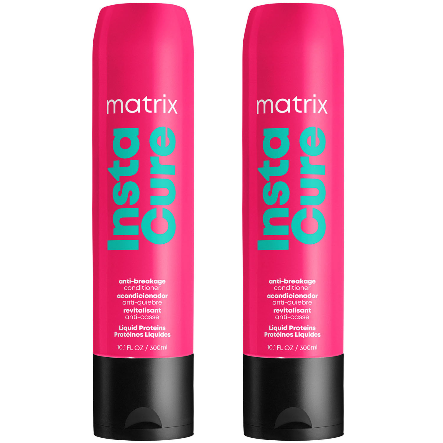 цена Matrix Профессиональный кондиционер Instacure для восстановления волос с жидким протеином, 300 мл х 2 шт (Matrix, Total Results)