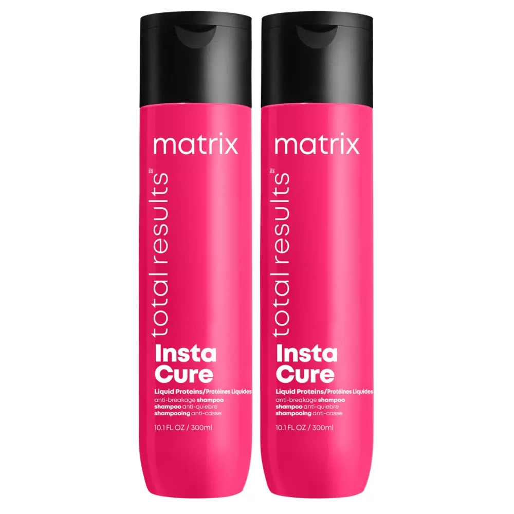 Матрикс Профессиональный шампунь Instacure для восстановления волос с жидким протеином, 300 мл х 2 шт (Matrix, Total Results) фото 0