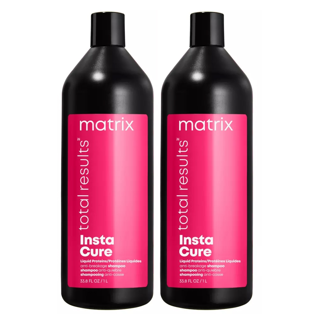 Матрикс Профессиональный шампунь Instacure для восстановления волос с жидким протеином, 1000 мл х 2 шт (Matrix, Total Results) фото 0