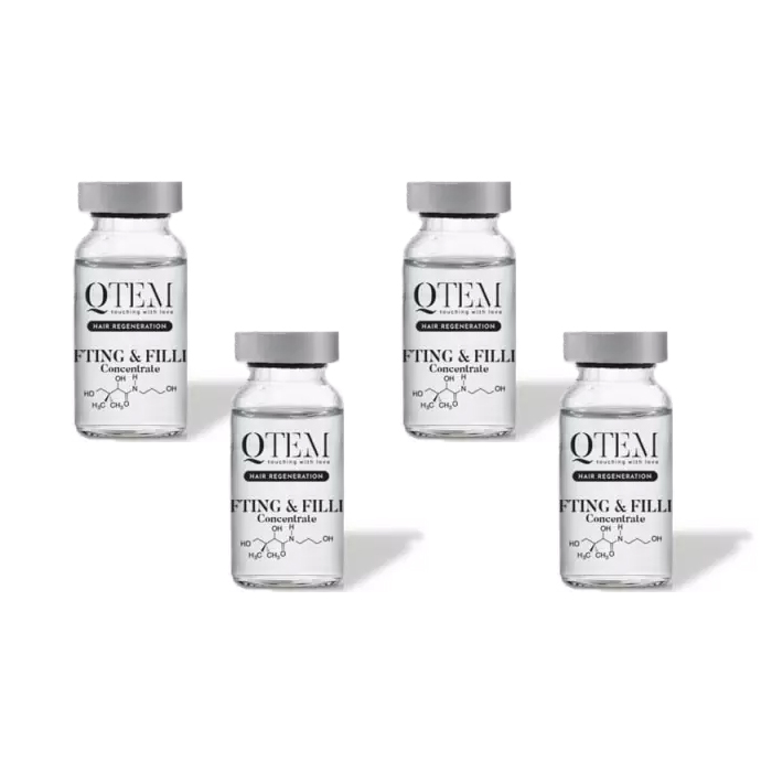

Qtem Холодный филлер для волос Lifting & Filler, (15 мл + 15 мл) х 2 шт (Qtem, Hair Regeneration), Hair Regeneration