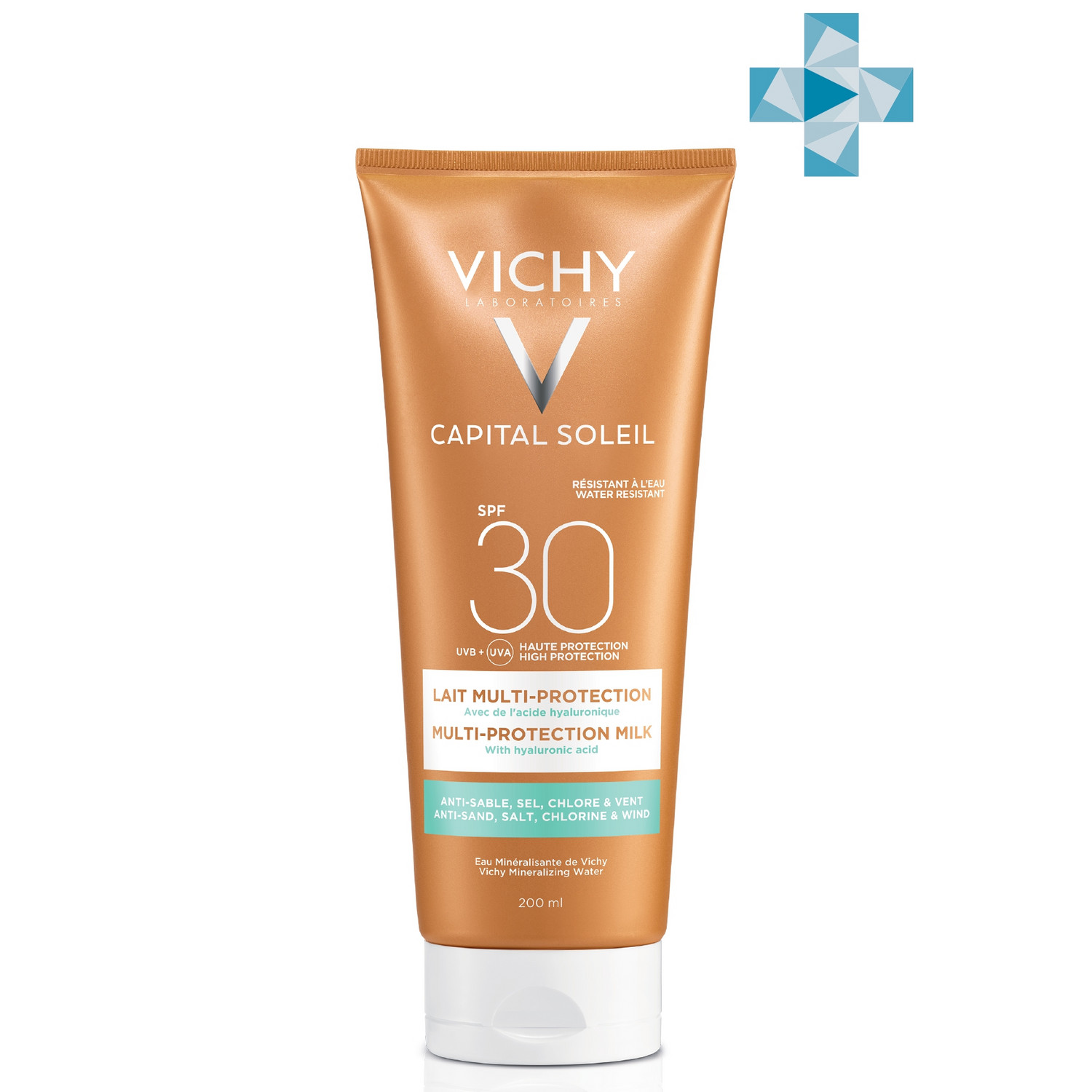 Vichy Увлажняющее солнцезащитное молочко SPF 30, 200 мл (Vichy, Capital Ideal Soleil)