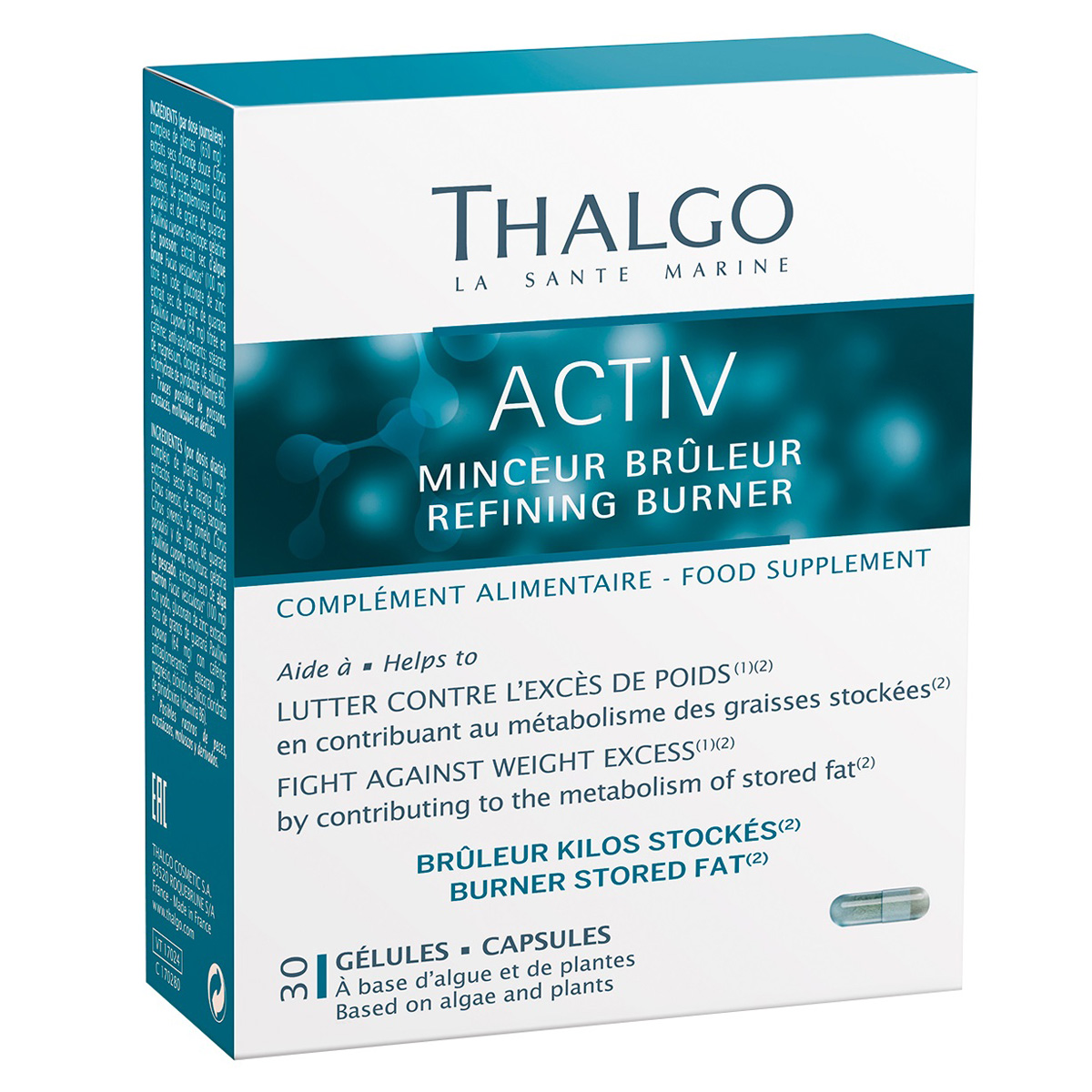 Thalgo Комплекс «Стройная фигура», 30 капсул (Thalgo, БАДы) бады для пищеварения проаптека детоксикал
