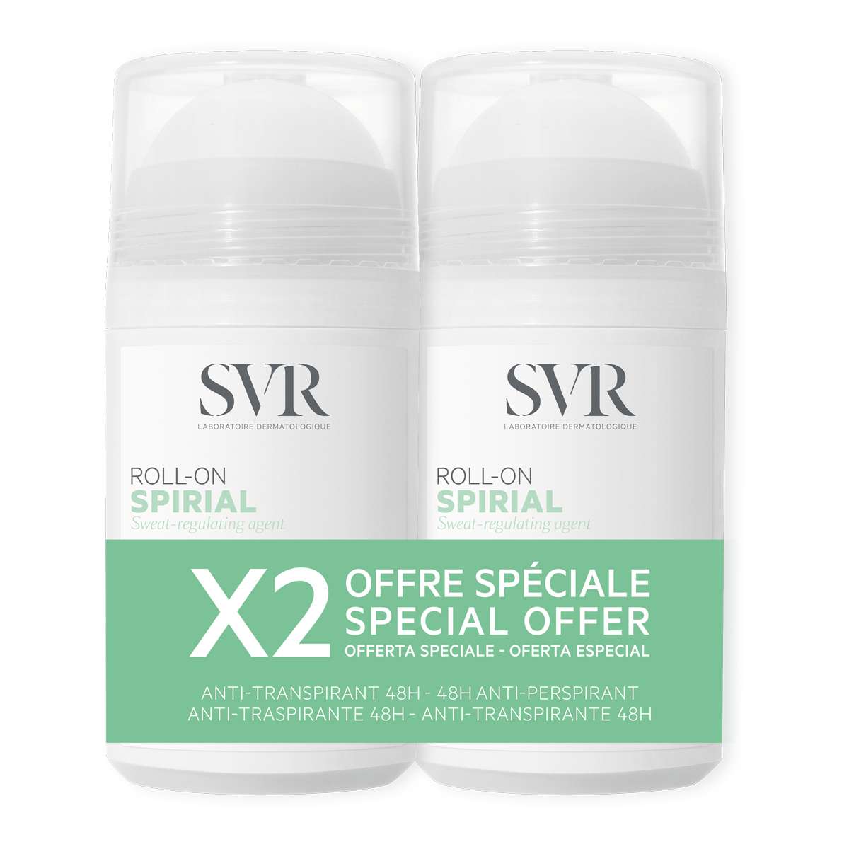 СВР Набор (дезодорант ролл-он 50 мл х 2 шт) (SVR, Spirial) фото 0