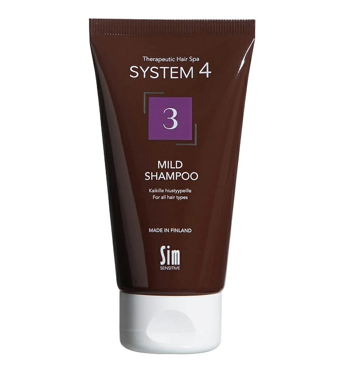 sim sensitive system 4 шампунь 3 для всех типов волос 500 мл Sim Sensitive Терапевтический шампунь № 3, 75 мл (Sim Sensitive, System 4)