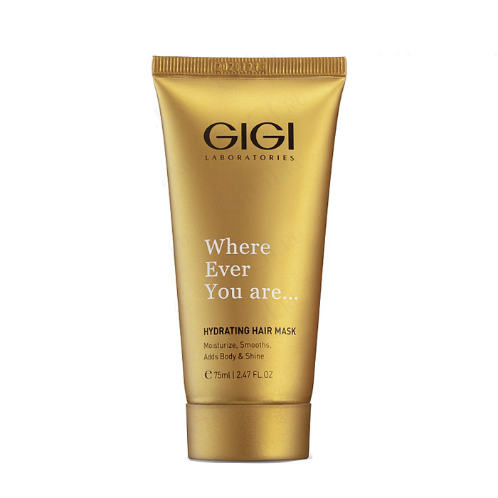 GiGi Маска для волос увлажняющая Hydrating Hair Mask, 75 мл (GiGi, Where Ever You Are) gigi соль для ванн с минералами мёртвого моря where ever you are 100 г gigi out serials