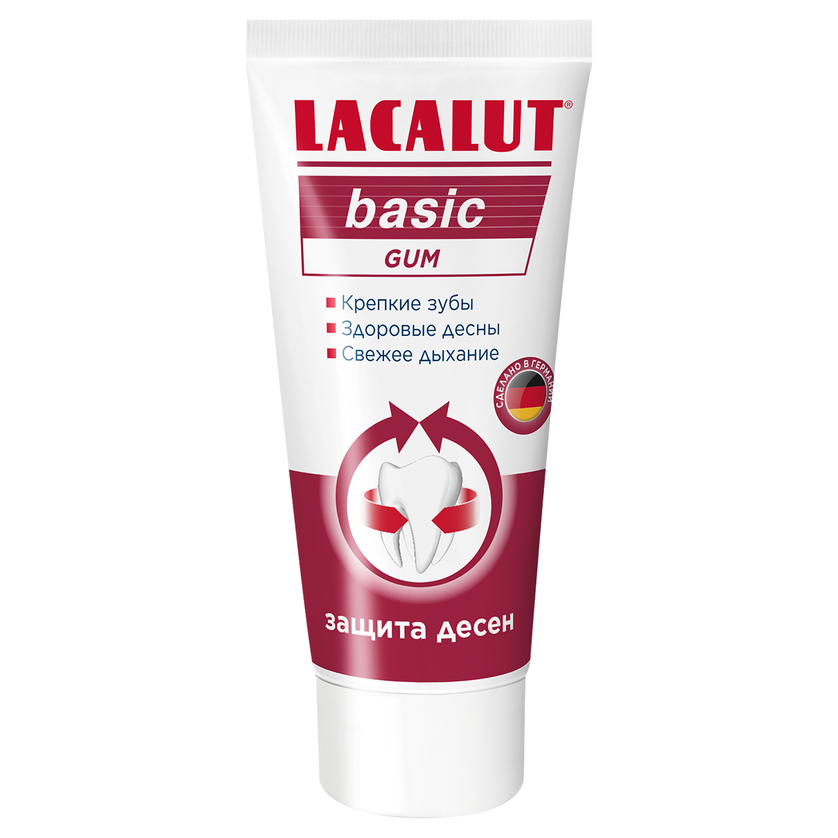Лакалют Зубная паста Basic Gum для защиты десен, 65 г (Lacalut, Зубные пасты) фото 2