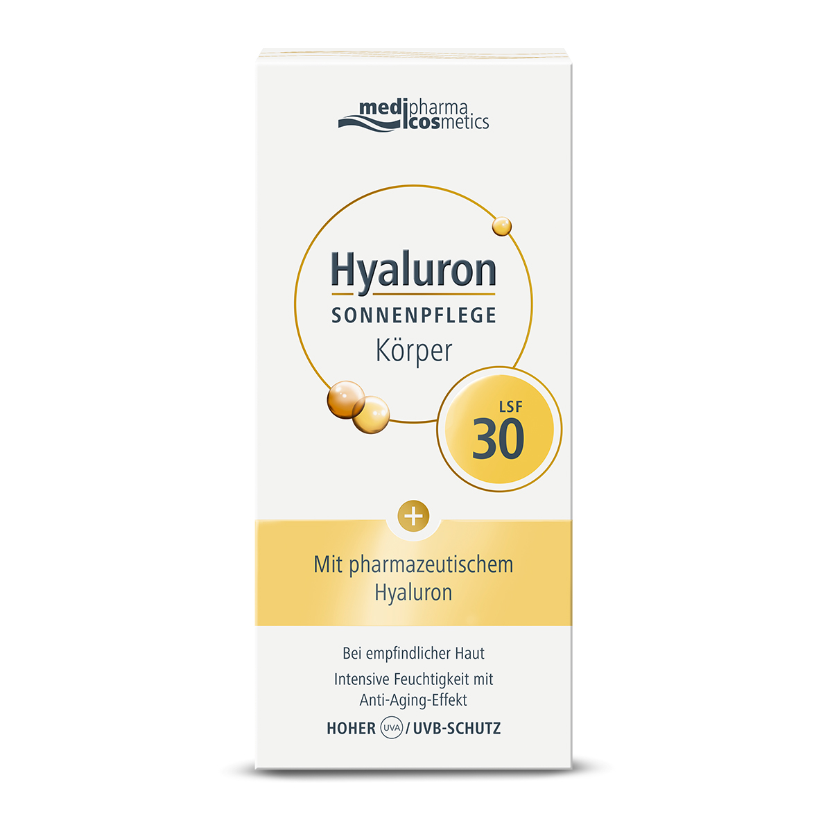 Медифарма Косметикс Солнцезащитный крем для тела SPF 30, 150 мл (Medipharma Cosmetics, Hyaluron) фото 0