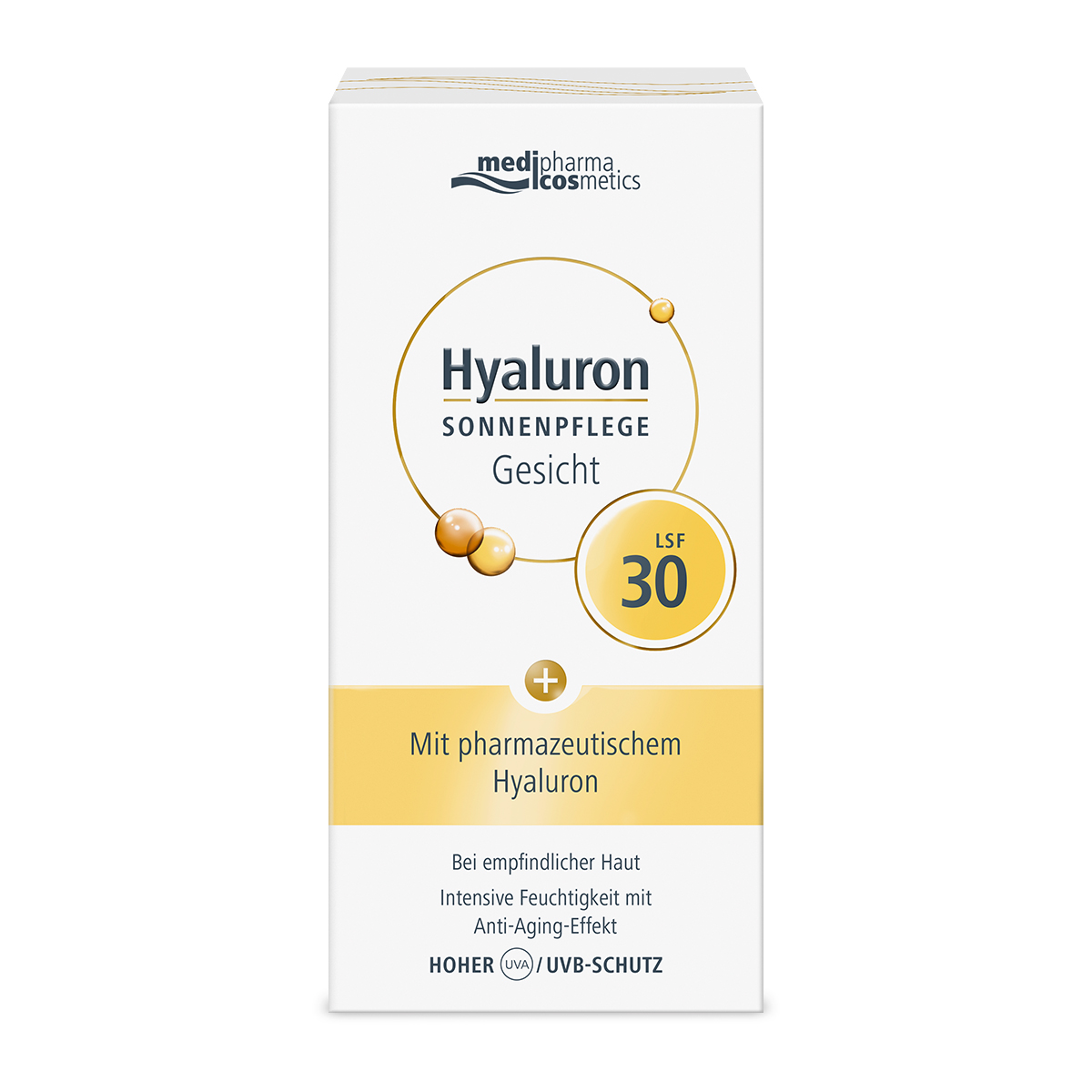 Medipharma Cosmetics Солнцезащитный крем для лица SPF 30, 50 мл (Medipharma Cosmetics, Hyaluron) medipharma cosmetics hyaluron солнцезащитный крем для лица spf 30 50 мл