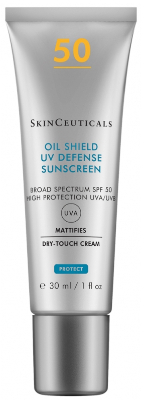 СкинСьютикалс Матирующий солнцезащитный крем для нормальной, комбинированной и жирной кожи Oil Shield Uv Defense Sunscreen Spf50, 30 мл (SkinCeuticals, Защита от солнца) фото 0