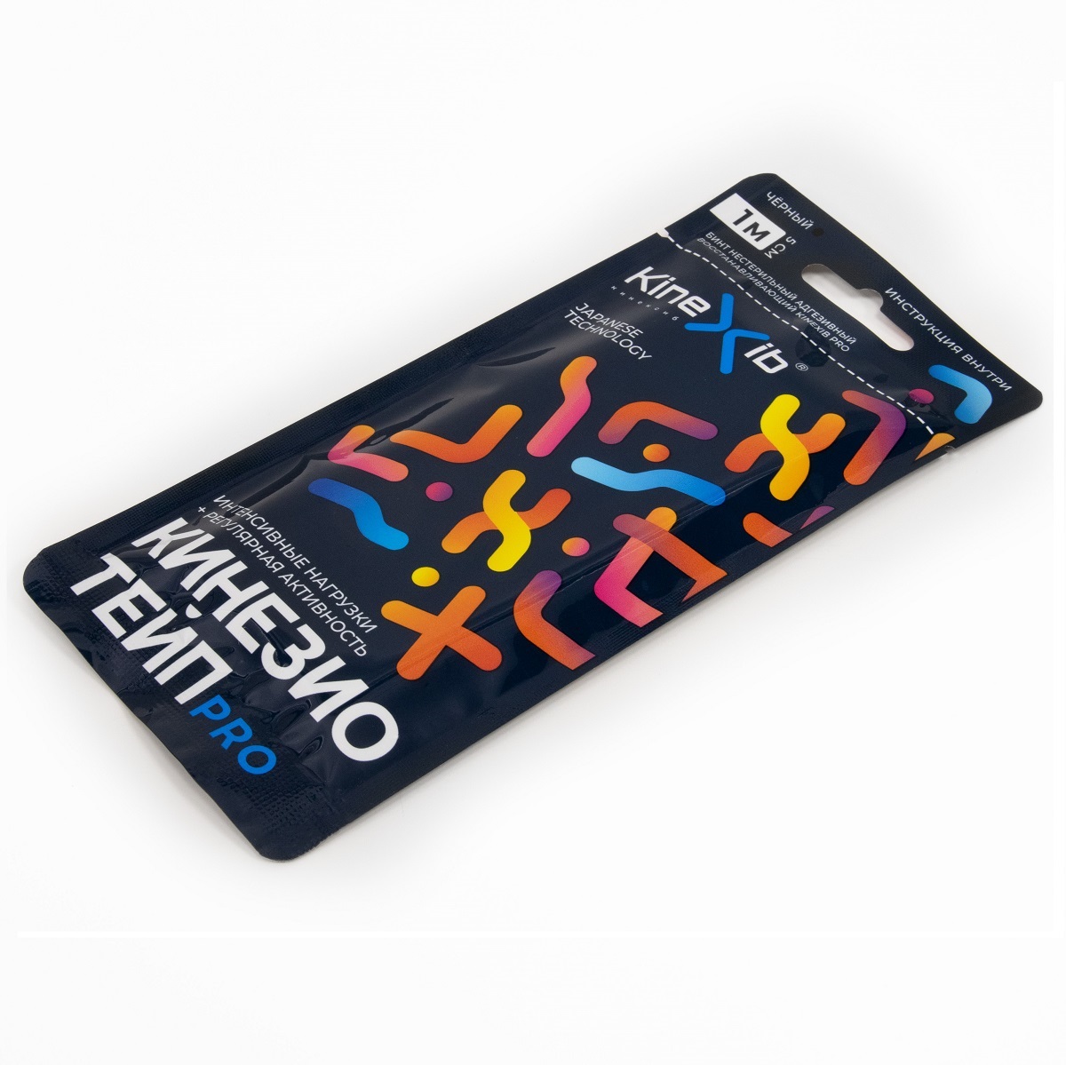 Кинексиб Кинезио тейп Pro 1 м х 5 см, черный (Kinexib, Тейпы) фото 3