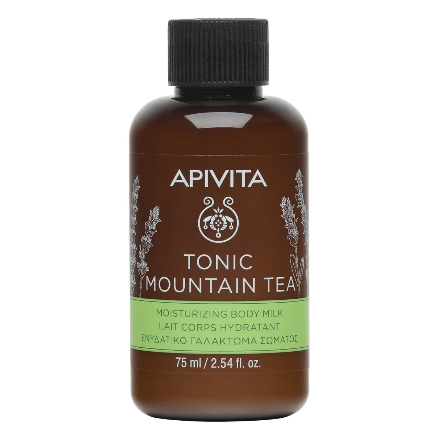Apivita Молочко для тела Горный чай, 75 мл (Apivita, Body) apivita миниатюра гель для душа горный чай с эфирными маслами 75 мл apivita body