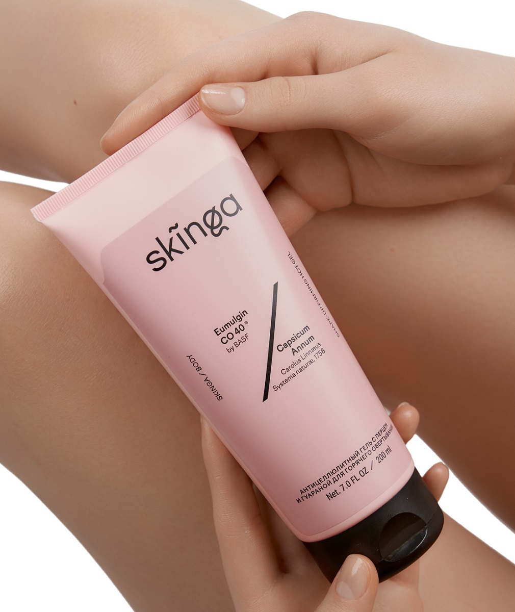 Скинга Антицеллюлитный гель с перцем и гуараной для горячего обертывания, 200 мл (Skinga, Body) Скинга Антицеллюлитный гель с перцем и гуараной для горячего обертывания, 200 мл (Skinga, Body) фото 4