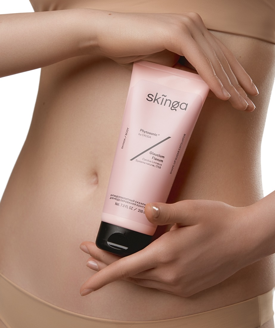 Скинга Антицеллюлитный сахарный скраб для моделирования контуров тела, 200 мл (Skinga, Body) фото 4