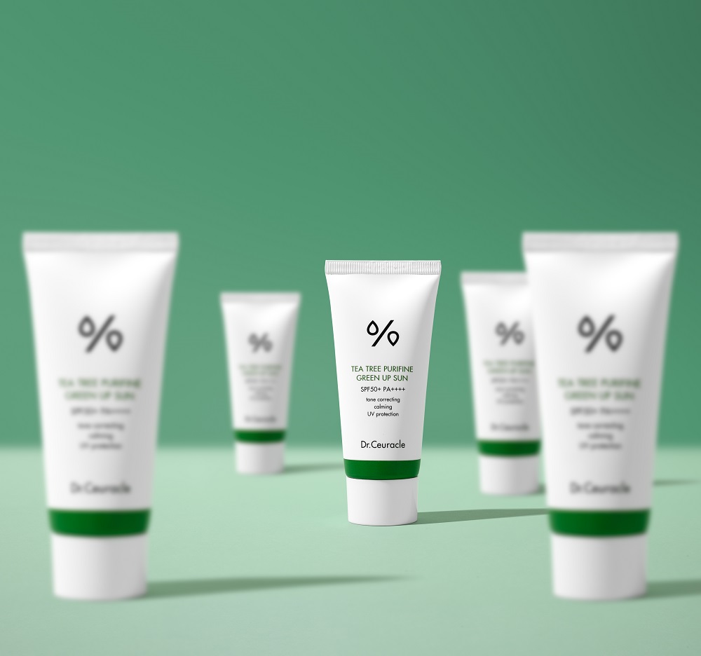 Доктор Сьюрикл Солнцезащитный крем с чайным деревом, маскирующий покраснения SPF 50, 50 мл (Dr. Ceuracle, Tea Tree Purifine) фото 3