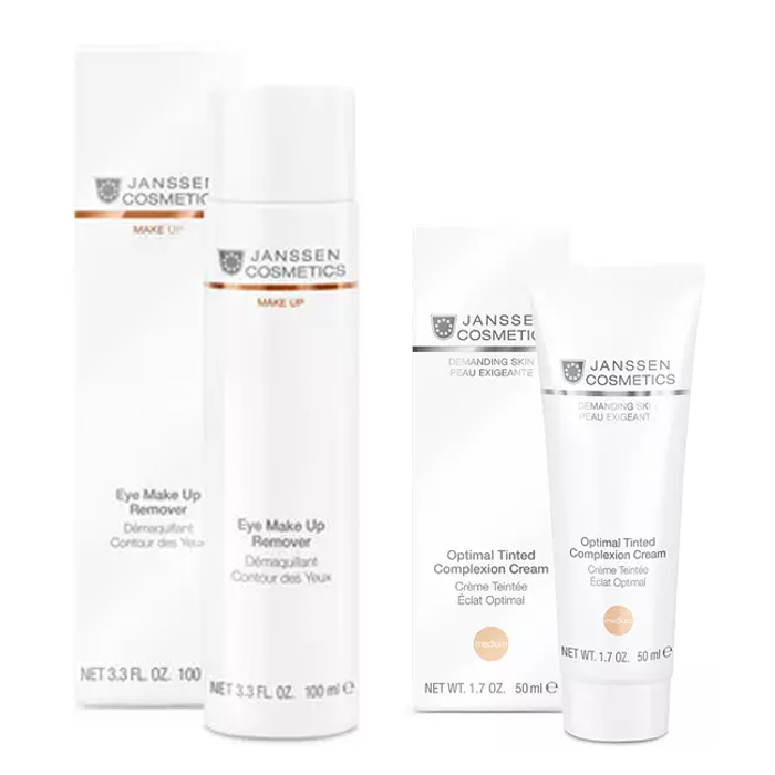 Janssen Cosmetics Набор Ежедневная защита для всех типов кожи: лосьон 100 мл + крем 50 мл (Janssen Cosmetics, Demanding skin)