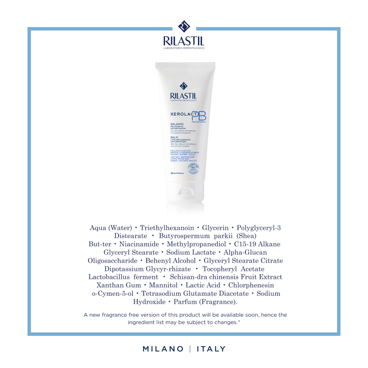 Риластил Липидовосстанавливающий бальзам для лица и тела, 200 мл (Rilastil, Xerolact) фото 2