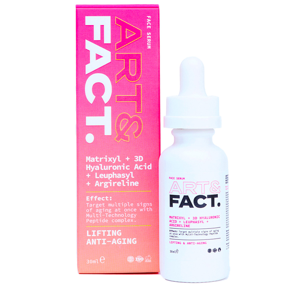 Арт&Факт Сыворотка с мультикомплексом пептидов Matrixyl + 3D Hyaluronic Acid + Leuphasyl + Argilerine, 30 мл (Art&Fact, Анти-эйдж) фото 0