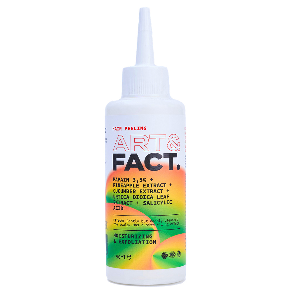 Art&Fact Энзимный пилинг для кожи головы Papain 3,5% + Pineapple Extract + Cucumber Extract, 150 мл (Art&Fact, Отшелушивание) огненный топаз пилинг очищающий увлажняющий и обновляющий кожу 30 мл