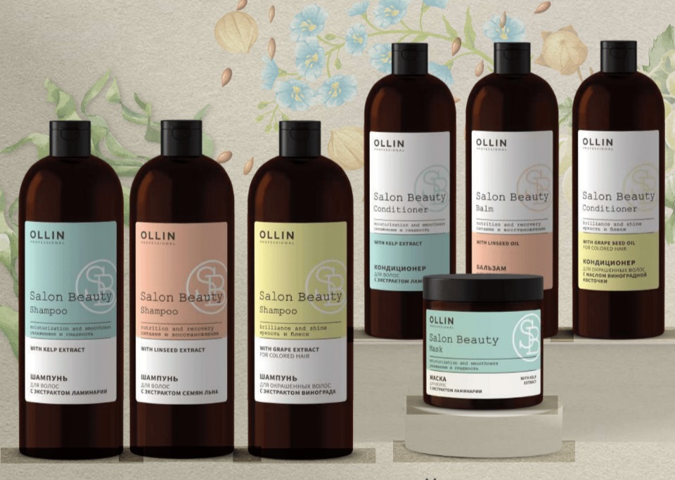 Оллин Професионал Бальзам для волос с маслом семян льна, 1000 мл (Ollin Professional, Salon Beauty) Оллин Професионал Бальзам для волос с маслом семян льна, 1000 мл (Ollin Professional, Salon Beauty) фото 3