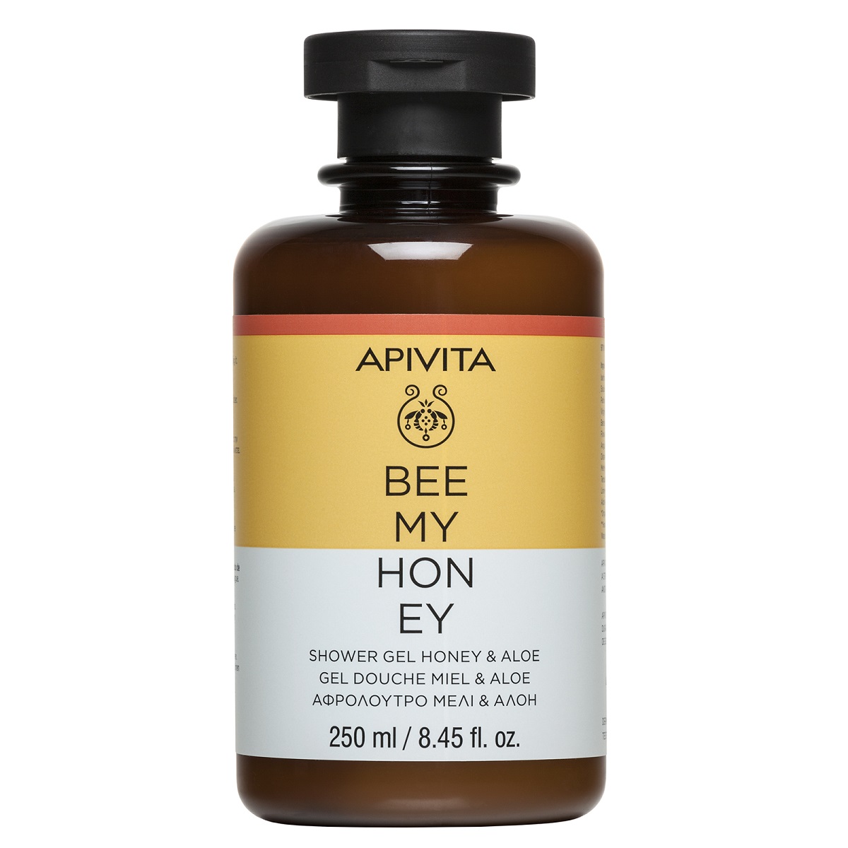 Апивита Гель для душа с мёдом и алоэ Bee My Honey, 250 мл (Apivita, Body) фото 0