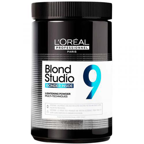 обесцвечивающая пудра с бондингом blond studio bonder inside lightening powder 500г L'oreal Professionnel Пудра для обесцвечивания волос 9 тонов с бондингом, 500 г (L'oreal Professionnel, Окрашивание)