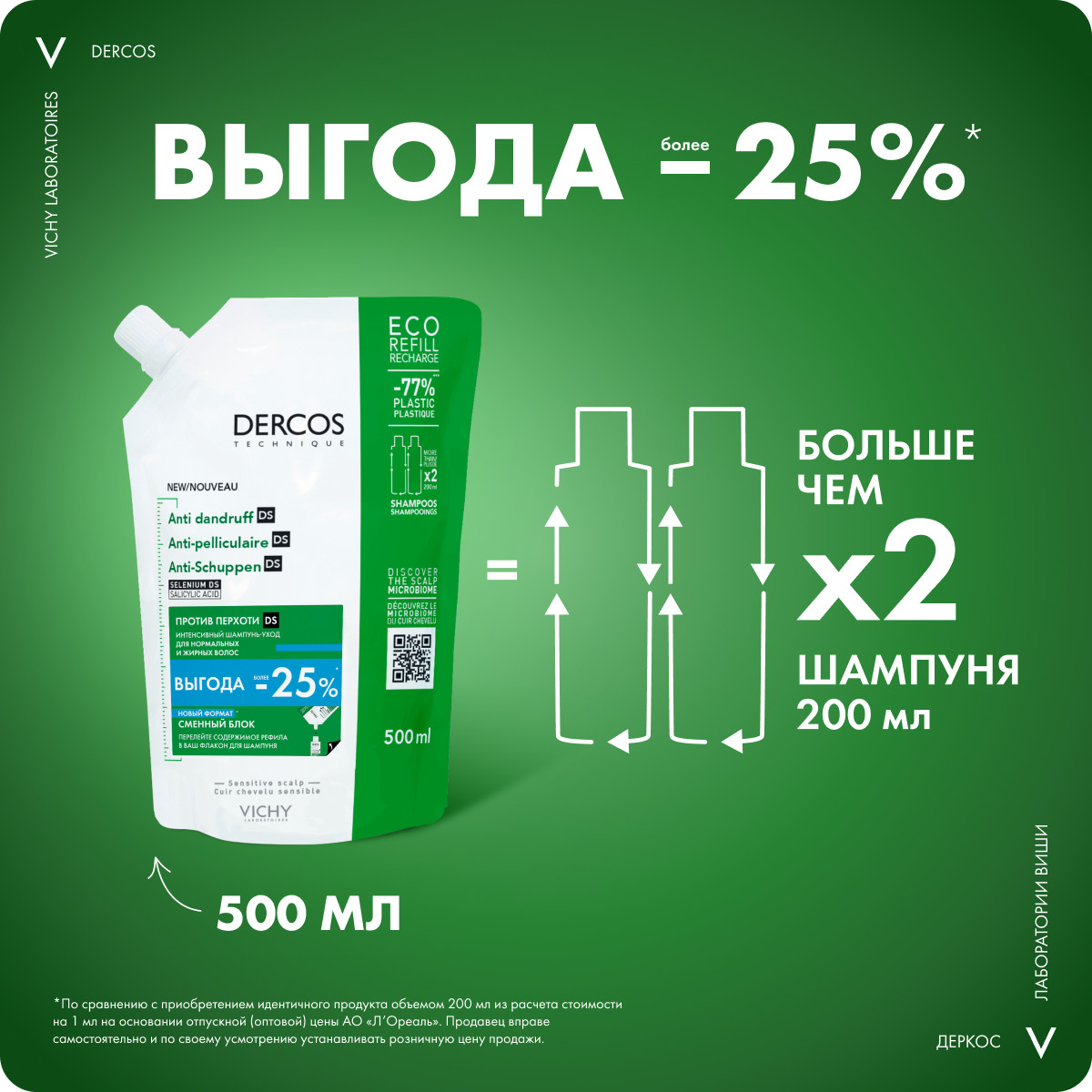 Виши Интенсивный шампунь-уход 