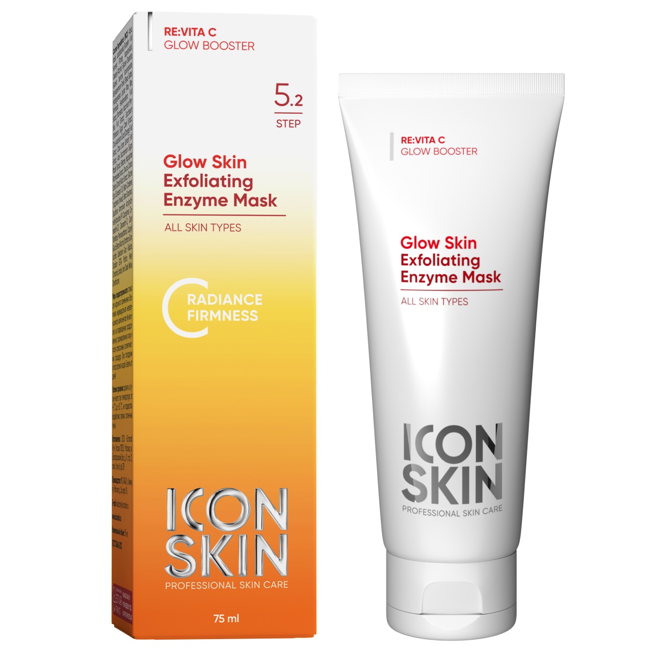 Айкон Скин Энзимная очищающая маска-гоммаж Glow Skin, 75 мл (Icon Skin, Re:Vita C) фото 0