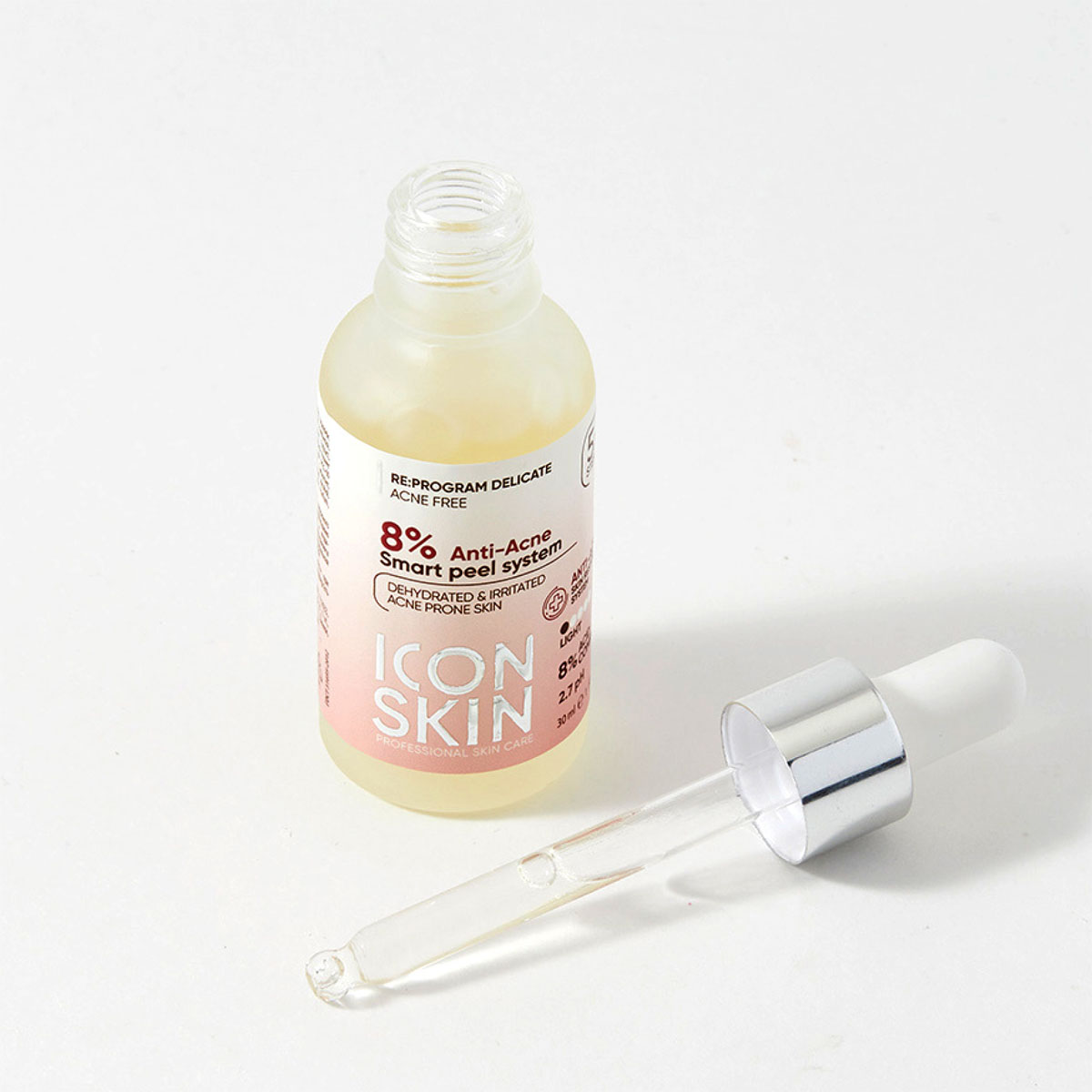 Айкон Скин Деликатный пилинг с 8% комплексом кислот для проблемной кожи лица, 30 мл (Icon Skin, Re:Program Delicate) фото 1