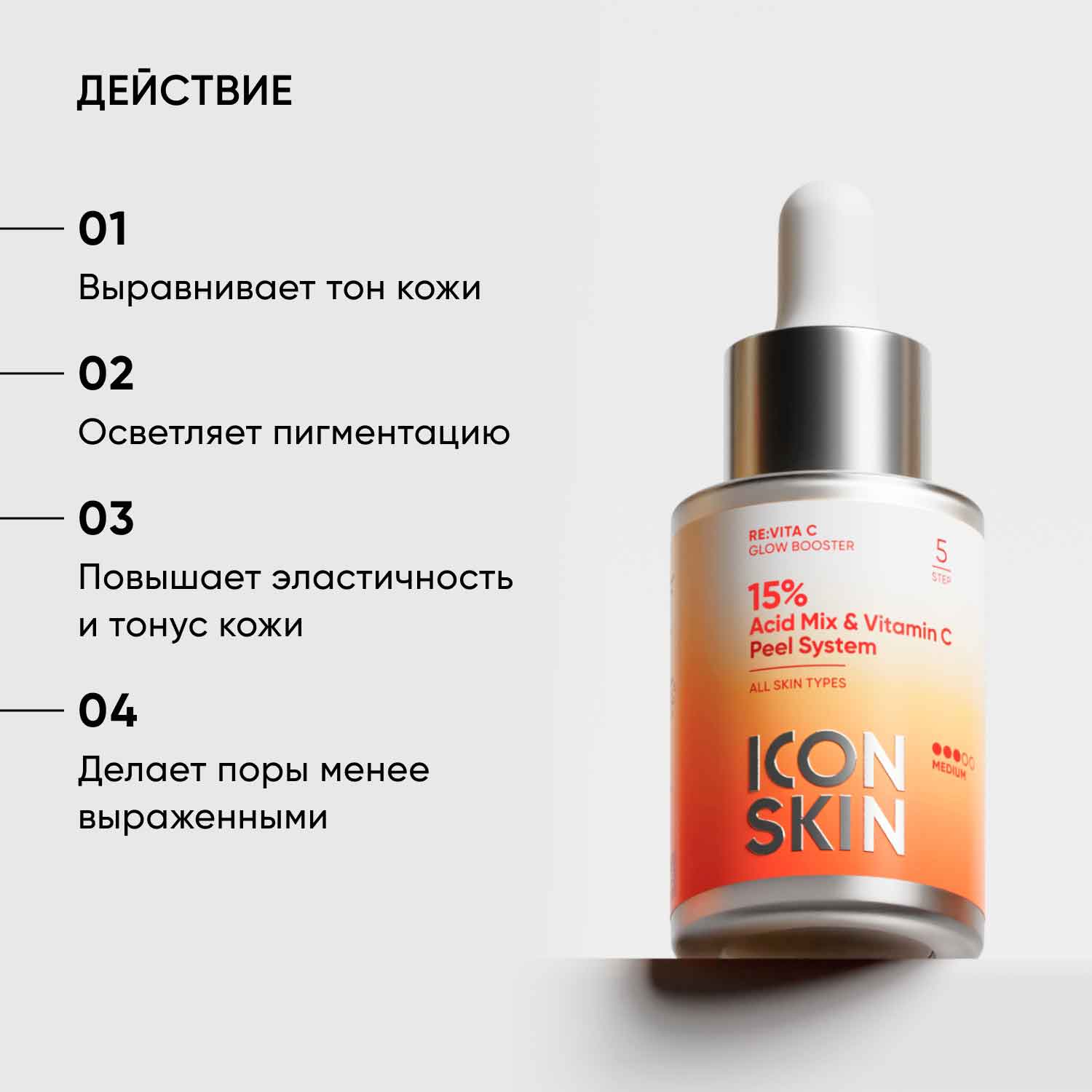Айкон Скин Пилинг 15% с витамином С, 30 мл (Icon Skin, Re:Vita C) фото 3