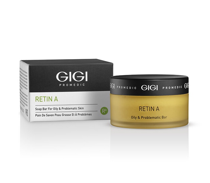 GiGi Мыло со спонжем для жирной и проблемной кожи Soap Bar For Oily Skin, 100 г (GiGi, Retin A)