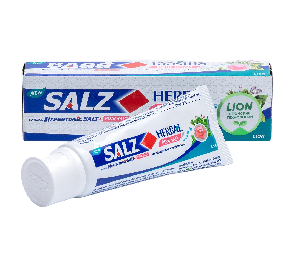 

Lion Thailand Зубная паста Herbal с розовой гималайской солью, 90 г (Lion Thailand, Salz), Salz