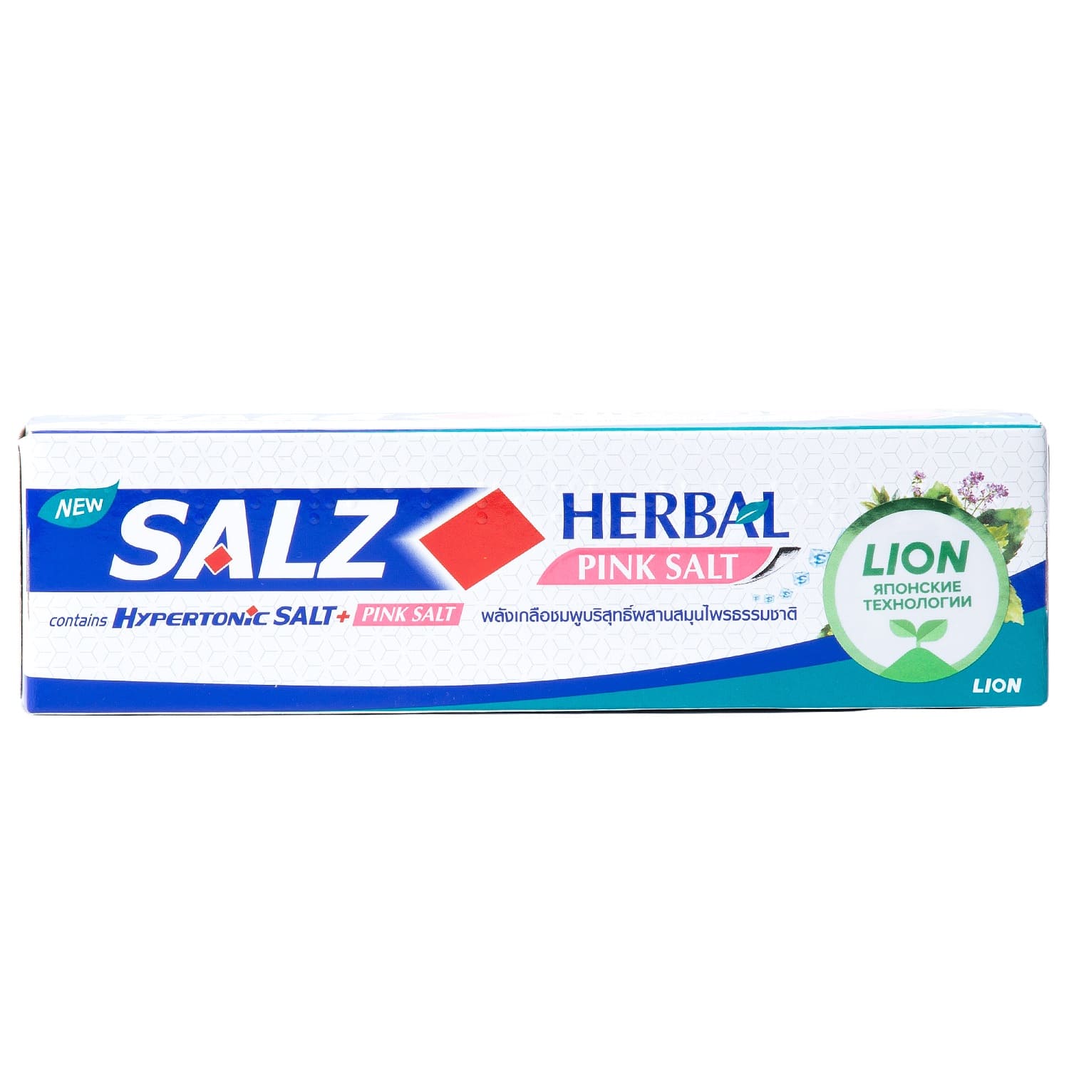 Лион Тайланд Зубная паста Herbal с розовой гималайской солью, 80 г (Lion Thailand, Salz) фото 1